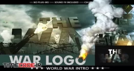 دانلود پروژه آماده افتر افکت : لوگو موشن جنگ War Logo – Realistic Military Intro