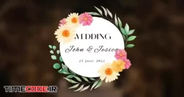 دانلود قالب MOGRT پریمیر : تایتل کلیپ عروسی Wedding Floral Titles