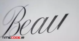 دانلود پروژه آماده افتر افکت : انیمیشن ساز متن انگلیسی Beauty – Animated Handwriting Typeface