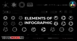دانلود پروژه آماده داوینچی دیزالو : المان آماده اینفوگرافیک Elements Of Infographics