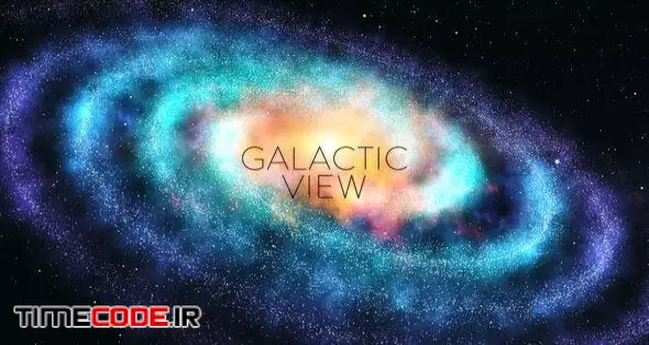 Galactic View دانلود پروژه آماده افتر افکت : اینترو کهکشان Galactic View – تایم کد