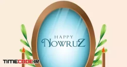 دانلود قالب اینستاگرام تبریک عید نوروز Happy Nowruz Colorful Social Media Poster Design
