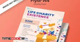 دانلود وکتور لایه باز بروشور خیریه Life Charity Flyer Template