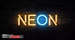 دانلود پروژه آماده افتر افکت : لوگو موشن نئون Neon Tube Logo Reveal