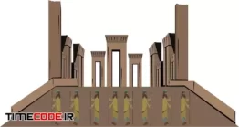 دانلود وکتور تخت جمشید Persepolis