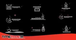 دانلود پروژه آماده افتر افکت : آیکون انیمیشن ماه رمضان Ramadan Icon Titles