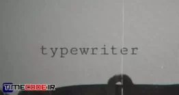 دانلود پروژه آماده پریمیر : ماشین تایپ Typewriter | Premiere Pro Template