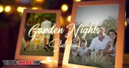 دانلود پروژه آماده افتر افکت : قاب عکس + موسیقی Garden Nights Slideshow