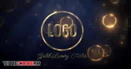 دانلود پروژه آماده افتر افکت : تایتل طلایی + موسیقی Gold Luxury Titles