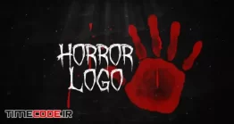 دانلود پروژه آماده پریمیر : لوگو موشن هالووین + موسیقی Halloween Horror Logo Reveal