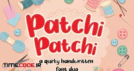 دانلود فونت انگلیسی فانتزی Patchi Patchi – Layered Display Font