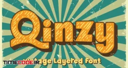 دانلود فونت انگلیسی فانتزی برای تیتر Qinzy – Vintage Font