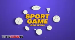 دانلود پروژه آماده پریمیر : لوگو موشن ورزشی + موسیقی Sport Game Logo Reveal