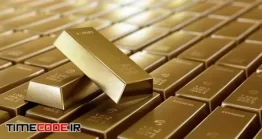 دانلود فوتیج شمش طلا Stack Of Gold Bars, Financial And Reserve Of Value Concept.