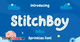 دانلود فونت انگلیسی فانتزی Stitch Boy – Sprinkles Font