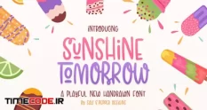 sunshine tomorrow font 21429 55 40 308