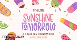دانلود فونت انگلیسی فانتزی کودک  Sunshine Tomorrow Font