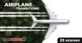دانلود پروژه آماده افتر افکت : ترنزیشن هواپیما + موسیقی Ultimate Airplane Transitions Pack
