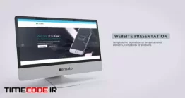 دانلود پروژه آماده افتر افکت : معرفی وب سایت Website Presentation