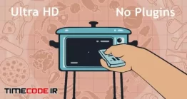 دانلود پروژه آماده افتر افکت : موشن گرافیک برنامه آشپزی