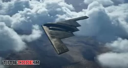 دانلود فوتیج جت بمب افکن رادارگریز