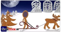 دانلود پروژه آماده پریمیر : موشن گرافیک کریسمس