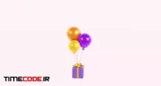 gift box animation 3d rendering balloons gift give 39609 58 31 333