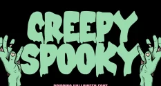 creepy spooky dripping halloween font 44689 cover 1