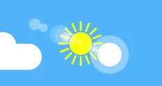 sunshine and cloud icon animation with blue 2696702 cover 1