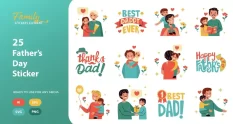fathers day sticker 27652 cover 1