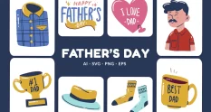 fathers day vector illustration 30288 cover 1