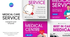 medical care service instgram post templates 36555 cover 1