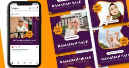 دانلود طرح پست اینستاگرام فروش ویژه ماه رمضان