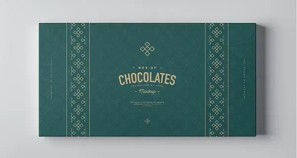 موکاپ جعبه شکلات