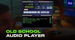 پروژه آماده افتر افکت : موزیک پلیر قدیمی Winamp