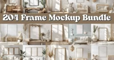 frame mockup bundle 204 wall art mockup 27984 cover 1