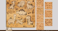 kids puzzle set of 8 laser cut files 35730 cover 1