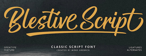 script font