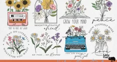 vintage flowers sublimation bundle 38947 cover 1