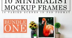 10 Minimalist White Mockup Frames 1218253 cover 1