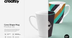 Cone Shape Mug Mockup Set 1392594 cover 1