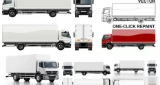 Deliverycargo truck mockup pack 1084889 cover 1