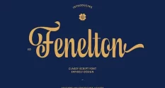 ED Fenelton Classy Script Font 289432048 cover 1