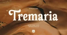 ED Tremaria Retro Serif Font 291205070 cover 1