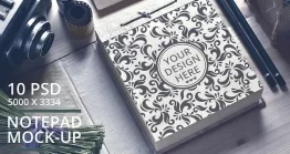 موکاپ دفتر یادداشت