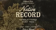 The Native Record Font Trio 291157764 cover 1