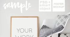 Wood Frame Mockup PSD 1393046 cover 1