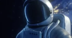 alone astronaut looks at the planet earth in orbit 26384 cover 1