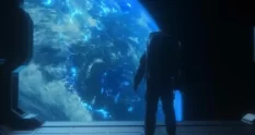 astronaut looking to the aliens planet from spaces 35754 cover 1