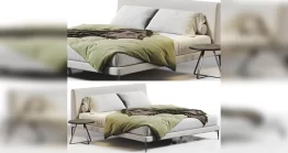 مدل سه بعدی تخت خواب